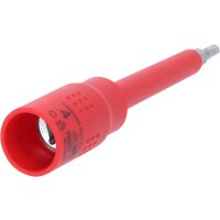 3/8" Isolierte Bit-Stecknuss Innensechskant, 4mm, 122mm lang