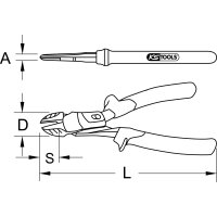 ULTIMATEplus Kraft-Seitenschneider, 210mm