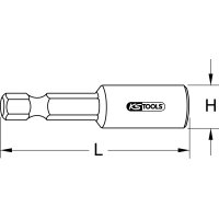 1/4" Stockschraubeneindreher, M12