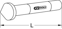Bördelkonus, Ø 10-22mm, 150mm