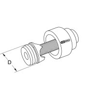 Schraublochstanze mit Spanbruch, 30,5mm