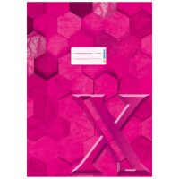 HERMA Heftumschlag X pink Karton DIN A4, 1 St