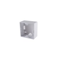Keystone Aufputzgehäuse, 80 x 80 x 40mm weiß