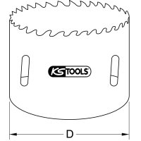 HSS Bi-Metalllochsäge, Ø 16mm