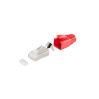Stecker SET f&uuml;r Verlegekabel bis AWG 23 rot VE 1