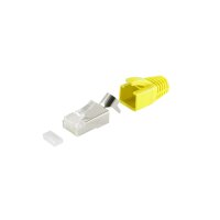 Stecker SET f&uuml;r Verlegekabel bis AWG 23 gelb VE 1