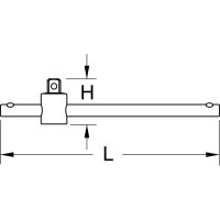 1/4" T-Gleitgriff 125 mm