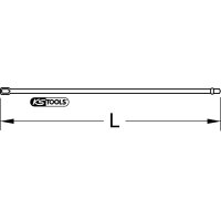 1" Radiator-Nippelschlüssel, 500mm