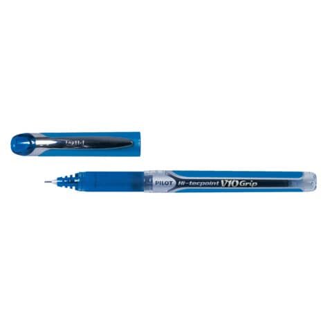 PILOT Hi-Tecpoint Grip V10 Tintenroller blau/transparent 0,7 mm, Schreibfarbe: blau, 1 St.