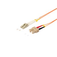 Duplex Patchkabel LC/SC 50/125&micro; OM2 2m