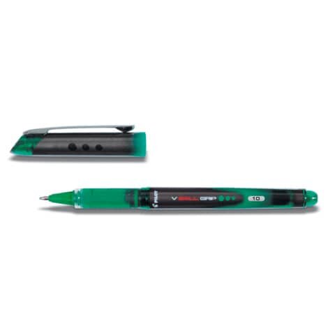PILOT V-BALL GRIP 10 Tintenroller 0,6 mm, Schreibfarbe: grün, 1 St.