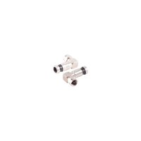F-Kompressions- Winkelstecker für Kabel 7,2mm