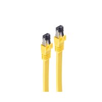 shiverpeaks®--Netzwerk-Patchkabel CAT 8.1 U/FTP (PIMF) flach Halogenfrei (LSZH) gelb 2,0m
