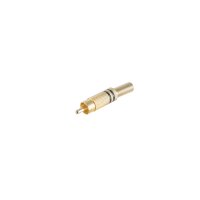 shiverpeaks&reg;--Cinchstecker Metall vergoldet, 6mm,...