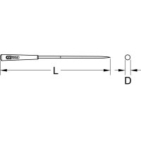 Rund-Nadelfeile, 3mm