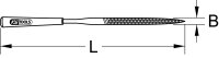 Oval-Nadelfeile, 5mm