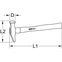 Ausbeulhammer, 400g