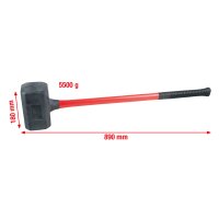 Rückschlagfreier Schonhammer, XL, 5500g