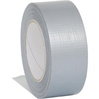 Gewebeklebeband, silber, 50 mm x 50 m