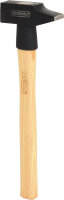Schlosserhammer, Hickory-Stiel, französische Form, 250g