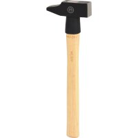 Schlosserhammer, Hickory-Stiel, französische Form, 250g