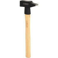 Schlosserhammer, Hickory-Stiel, französische Form, 250g