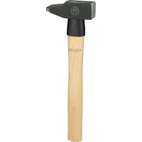 Schlosserhammer, Hickory-Stiel, französische Form, 300g