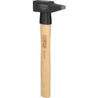 Schlosserhammer, Hickory-Stiel, französische Form, 300g