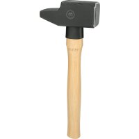 Schlosserhammer, Hickory-Stiel, französische Form,...
