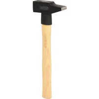 Schlosserhammer, Hickory-Stiel, französische Form, 400g