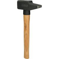 Schlosserhammer, Hickory-Stiel, französische Form, 1500g