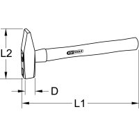 Vorschlaghammer, 5000g