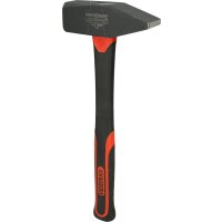 Schlosserhammer mit Fiberglasstiel, 2000g