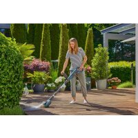 GARDENA Akku-Multi-Reiniger AquaBrush Patio 03/18V P4A Solo, für sensible Flächen