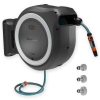 GARDENA Akku-Wand-Schlauchbox PowerRoll XL solo, mit 35 m Schlauch, akkubetrieben