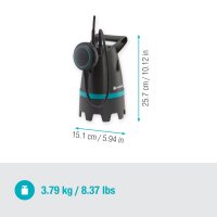 GARDENA Schmutzwasser-Tauchpumpe 10500 Basic 400 W 2