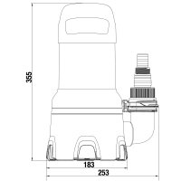 GARDENA Schmutzwasser-Tauchpumpe 16000 450 W 2