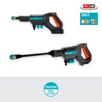 GARDENA Akku-Mitteldruckreiniger AquaClean 24/18V P4A solo