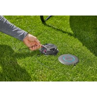 GARDENA ZoneProtect, zur Einrichtung einer temporären Mähverbotszone innerhalb einer bestimmten Rasenfläche