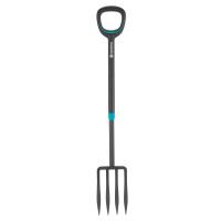 GARDENA ErgoLine Spatengabel, Grabegabel zum schonenden Auflockern, ergonomisch, 117 cm