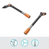GARDENA Cleansystem Stiel Flex, wasserführend, Reinigung schwer erreichbarer Stellen