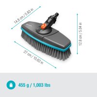 GARDENA Waschbürste für wasserführenden Stiel