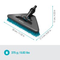 GARDENA Waschbürste für wasserführenden Stiel