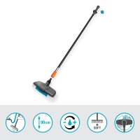 GARDENA Cleansystem Wasch-Set mit Stiel soft, für grössere und empfindlichere Flächen
