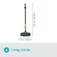 GARDENA Cleansystem Wasch-Set mit Stiel soft, für grössere und empfindlichere Flächen