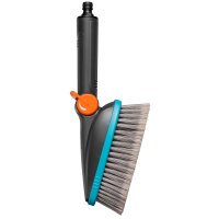 GARDENA Cleansystem Handbürste M soft, mit Schlauchanschluss, für kleinere Flächen