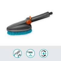 GARDENA Cleansystem Handbürste M hard, mit Schlauchanschluss, für kleinere Flächen