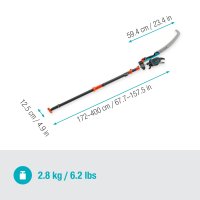 GARDENA StarCut Pro L Set, Baum- und Strauchschneider, mit Säge und Adapter