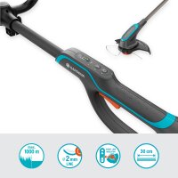 GARDENA PowerTrim 30/18V Akku-Rasentrimmer 18,0 V, mit 1 Akk