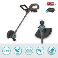 GARDENA EasyTrim 25 18V Set 2,0 Ah Rasentrimmer mit 18-V-P4A-Akku